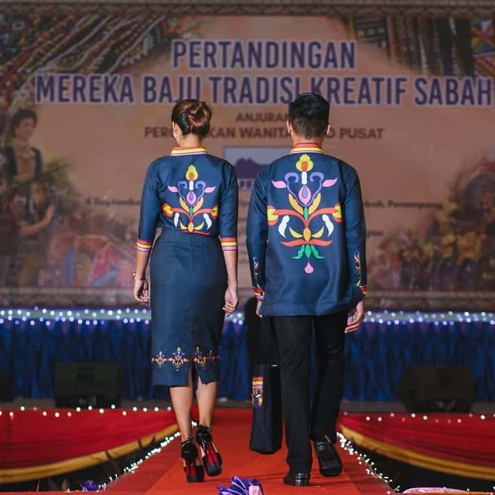 Kenali Fikri Gompul, Pereka Fesyen Sabah Dengan Ciptaan Motif Ulat Sagu