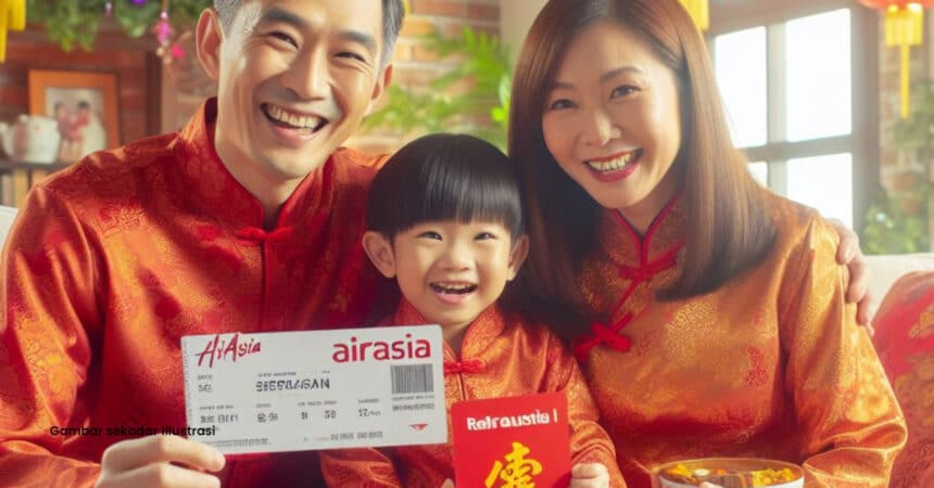 AirAsia Tawarkan Harga Tiket Tetap Ke Borneo Sempena Tahun Baru Cina Sehingga 15 Febuari