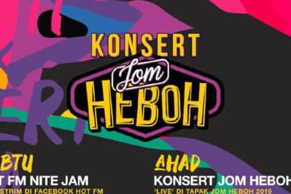 Berlangsung Mulai Minggu Depan, Ini Barisan Artis Bakal Gegarkan Jom Heboh