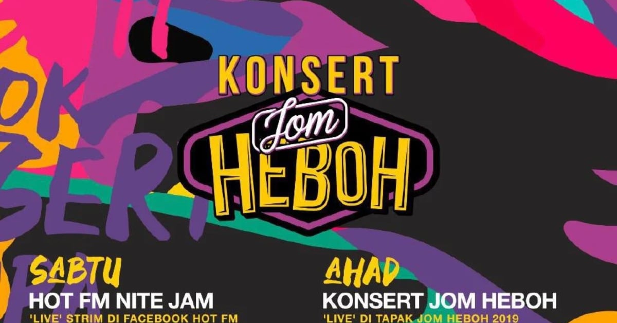 Berlangsung Mulai Minggu Depan, Ini Barisan Artis Bakal Gegarkan Jom Heboh