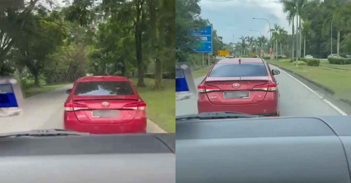 Halang Laluan Ambulans Di Kidurong, Kali Ini Vios Maroon Pula Buat Hal