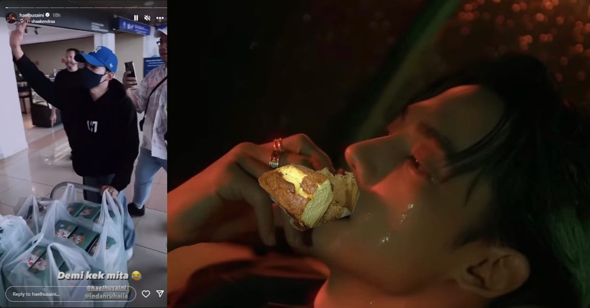 Penangan Kek Butter Mita, Hael Husaini Borong Satu Troli Bawa Balik Semenanjung
