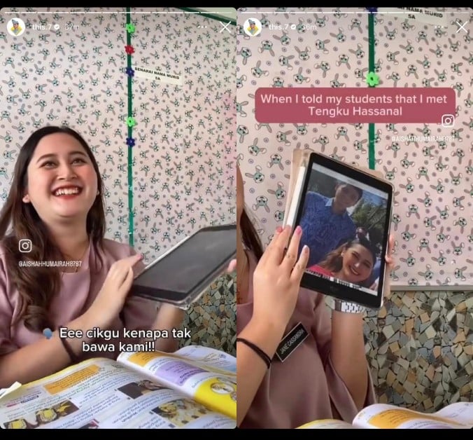 Cikgu Dari Betong Yang Berkongsi Sejarah Agong Kepada Murid Tarik Perhatian Tengku Hassanal
