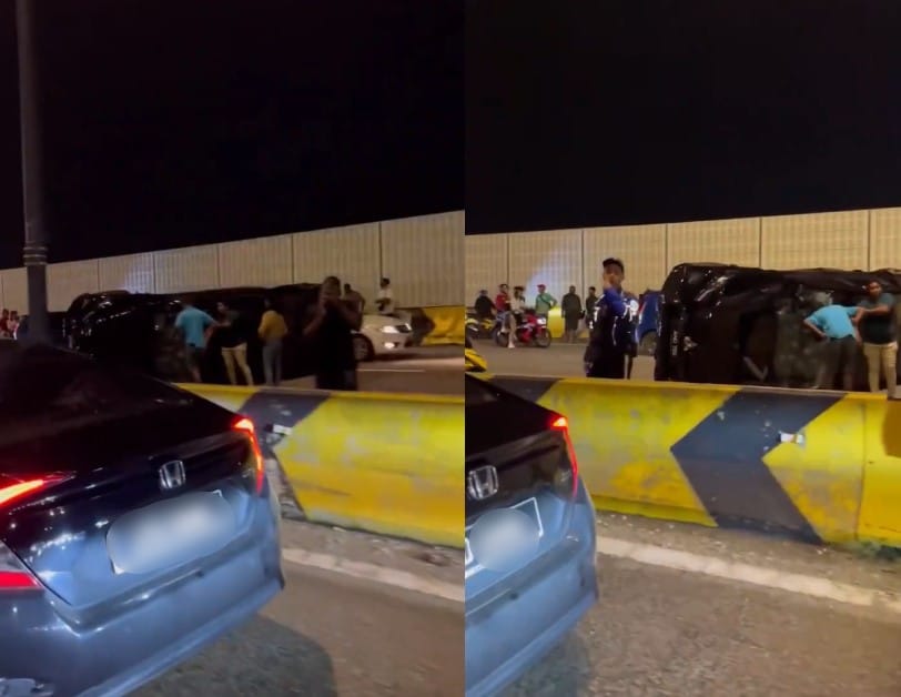 Tular Myvi Lawan Arus Di Johor, Pemandu Dari Sarawak Dakwa Tidak Tahu Jalan
