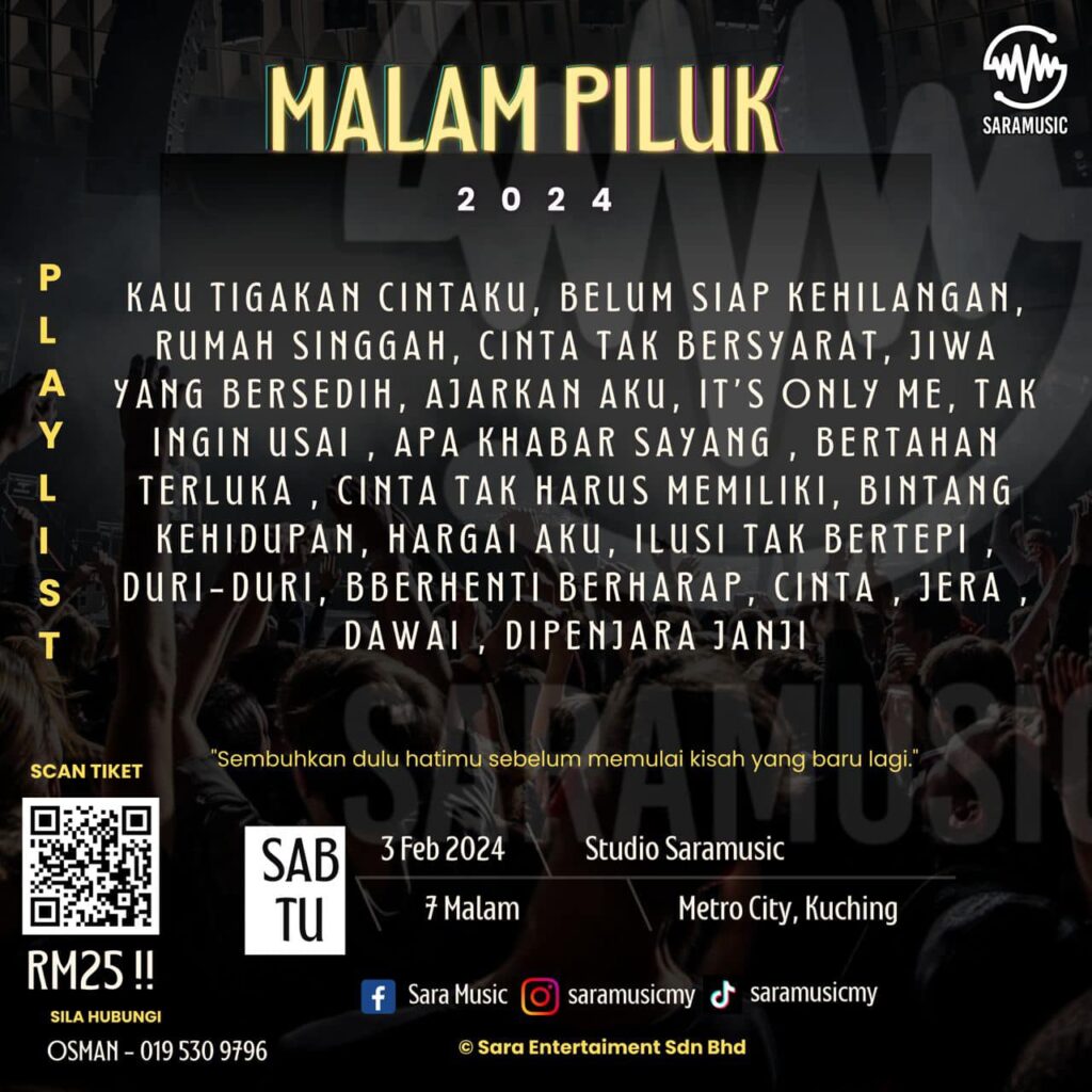 Ini Senarai Acara Menarik Sepanjang Bulan Februari 2024 Di Kuching