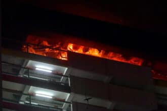 Flat Sri Sabah Terbakar Disyaki Berpunca Dari Masalah Pendawaian Elektrik