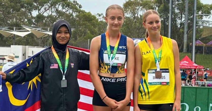 Pelari Cilik Dari Sabah Jadi Tumpuan Dunia, Cantas Atlet Antarabangsa Di Australia