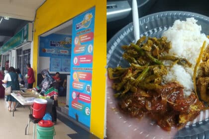 Pemilik Dobi Samarahan Tular, Murah Hati Beri Makanan Percuma Kepada Orang Ramai