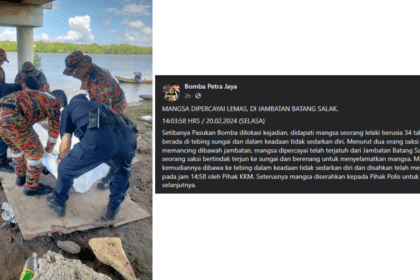Lelaki Ditemui Lemas Di Jambatan Batang Salak, Kuching