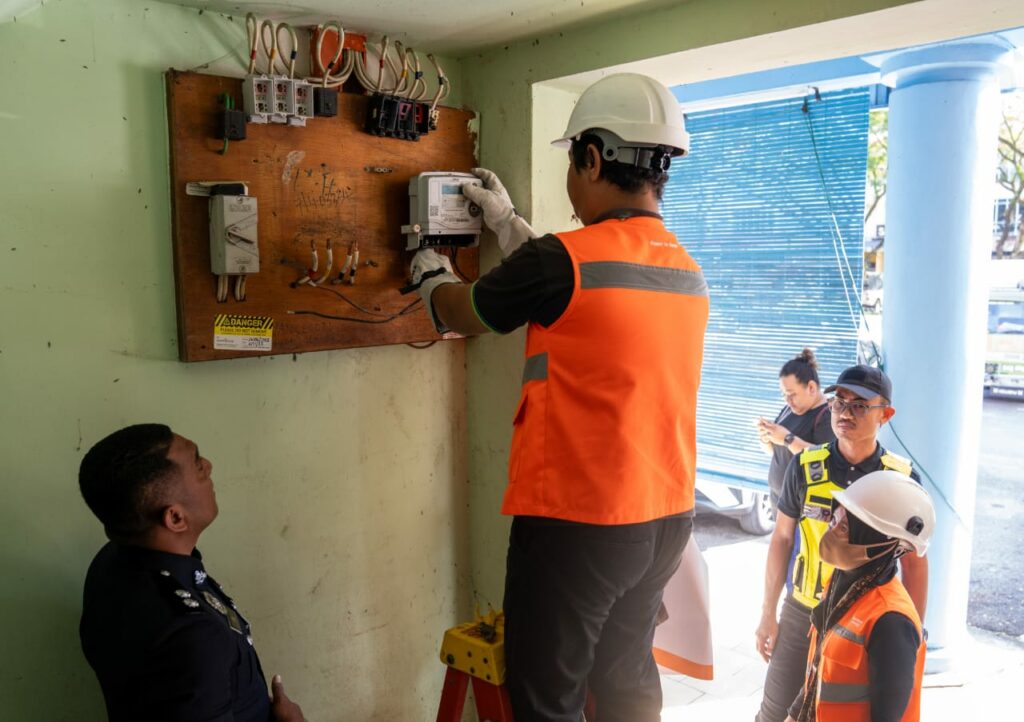 7 Premis Judi Haram Dipotong Bekalan Elektrik Di Kuching