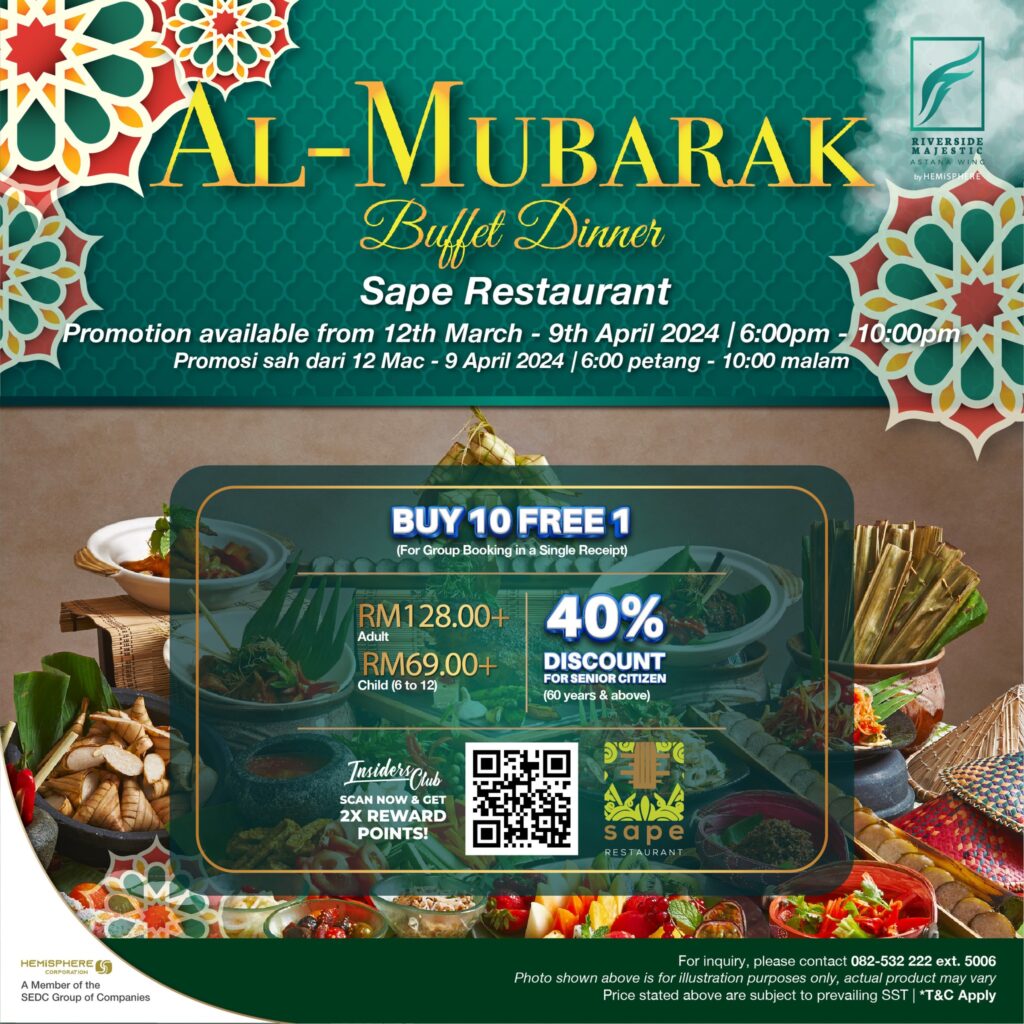Ini Senarai Buffet Ramadan 2024 Hotel-Hotel Di Kuching