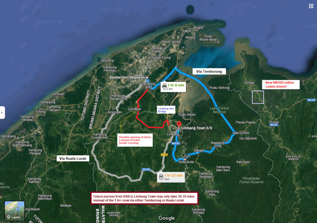 Laluan Baharu Brunei-Limbang Ini Bakal Siap Sepenuhnya Bulan Oktober 2025