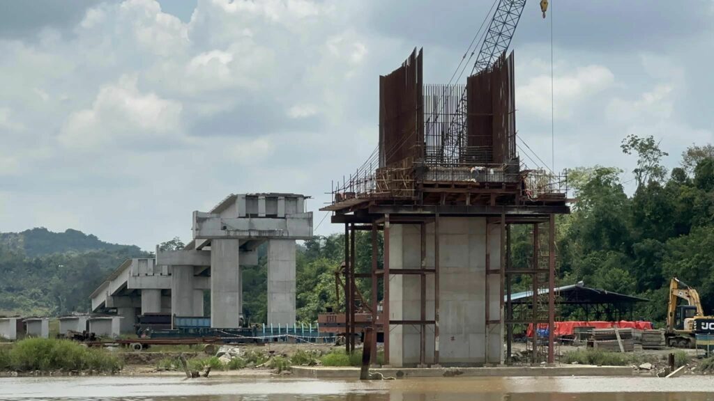 Rentas Sungai Kemena Bintulu, Jambatan Sebauh Dijangka Siap Ogos 2025