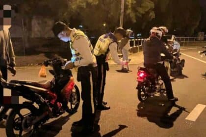 Ghairah Buat Aksi Wheelie, Pemuda Ditahan Dalam Operasi Bersepadu Di Kuching