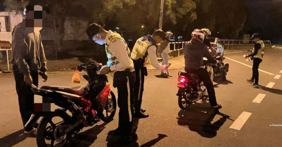 Ghairah Buat Aksi Wheelie, Pemuda Ditahan Dalam Operasi Bersepadu Di Kuching