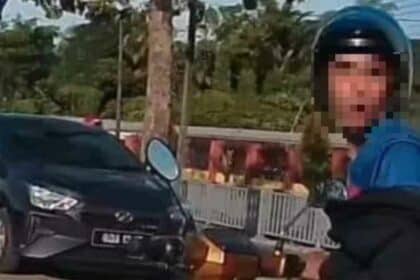 IPD Kuching Buru Penunggang Motosikal Buat Provokasi Di Jalan Demak