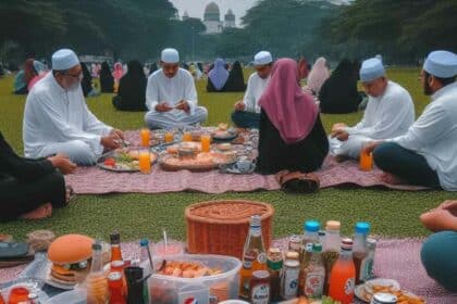 Juh Berambeh Sungkey, Buka Puasa Picnic Style Di Padang Merdeka Kuching