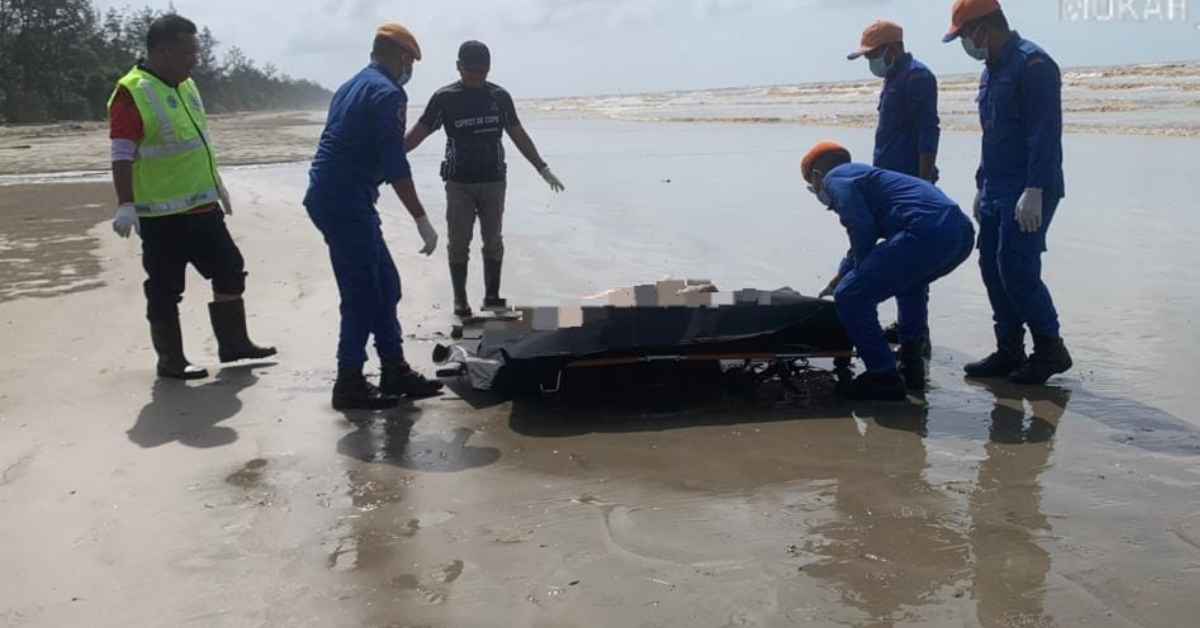 Mayat Lelaki Disyaki Warga Asing Ditemui Terdampar Di Pantai Jebungan Mukah