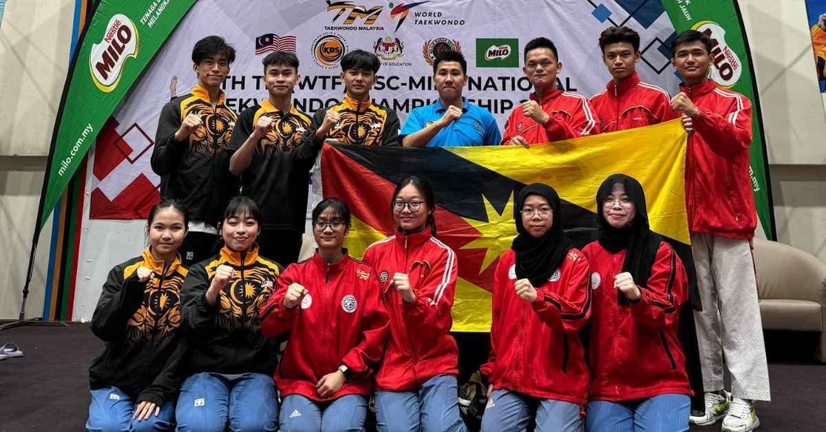 Pasukan Taekwondo Sarawak Sapu Bersih Semua Kategori Di Kejohanan Kebangsaan