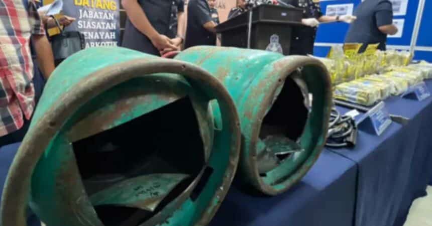 Polis Tumpas Sindiket Edar Dadah Guna Tong Gas Di Miri