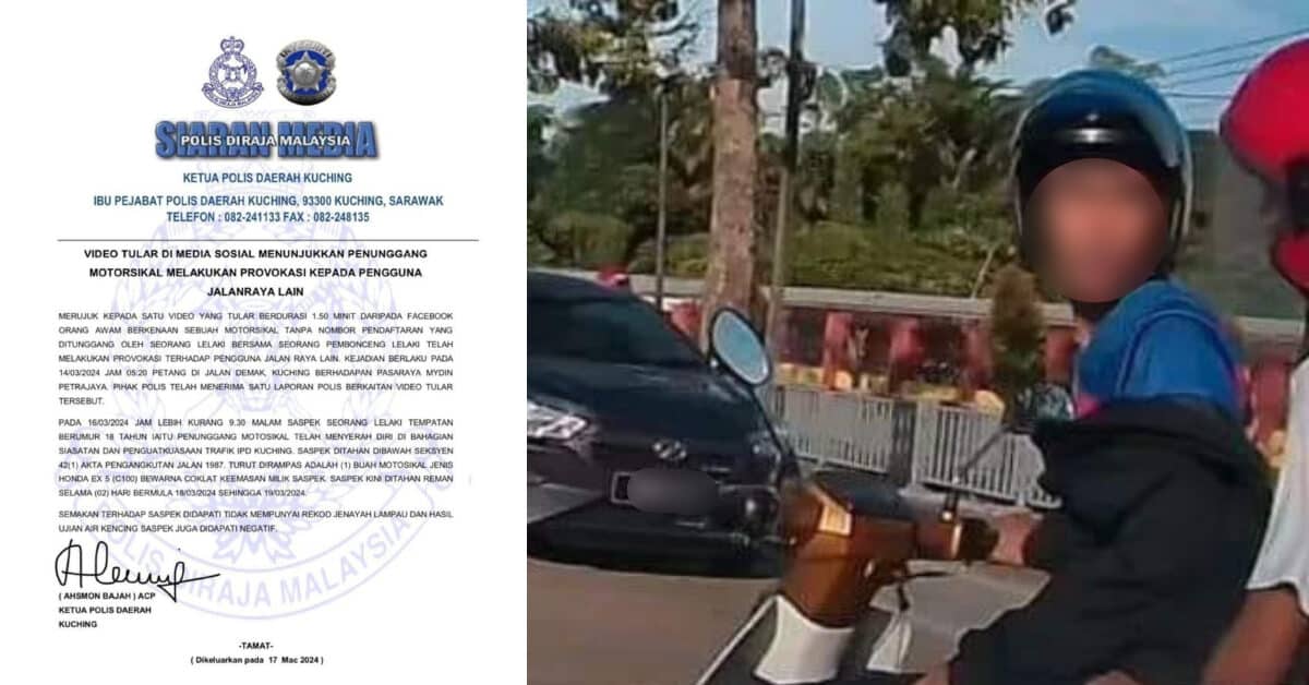 Remaja Lelaki Serah Diri Setelah Buat Provokasi Di Jalan Demak