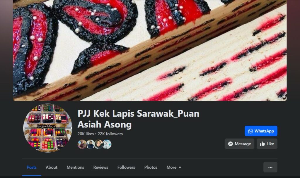 Wanita Ini Ajar Buat Kek Lapis Sarawak Jarak Jauh, Hasilnya Sangat Cantik