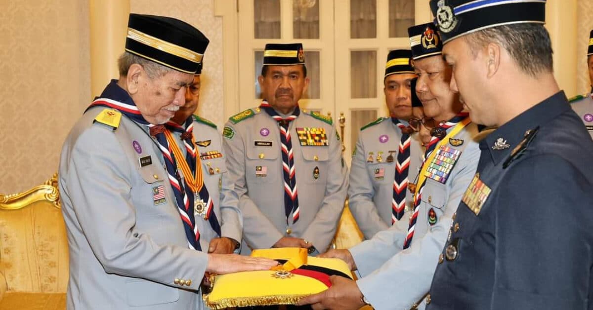 TYT Yang Di-Pertua Negeri Sarawak Jadi Penaung Persekutuan Pengakap Malaysia