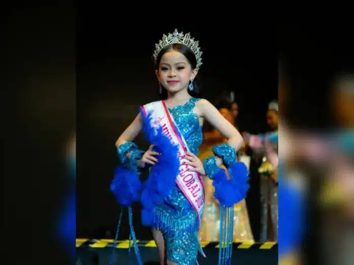 Anak Kelahiran Sarawak, Aaisyah Batrisya Dinobatkan Juara Mini Miss Global 2024