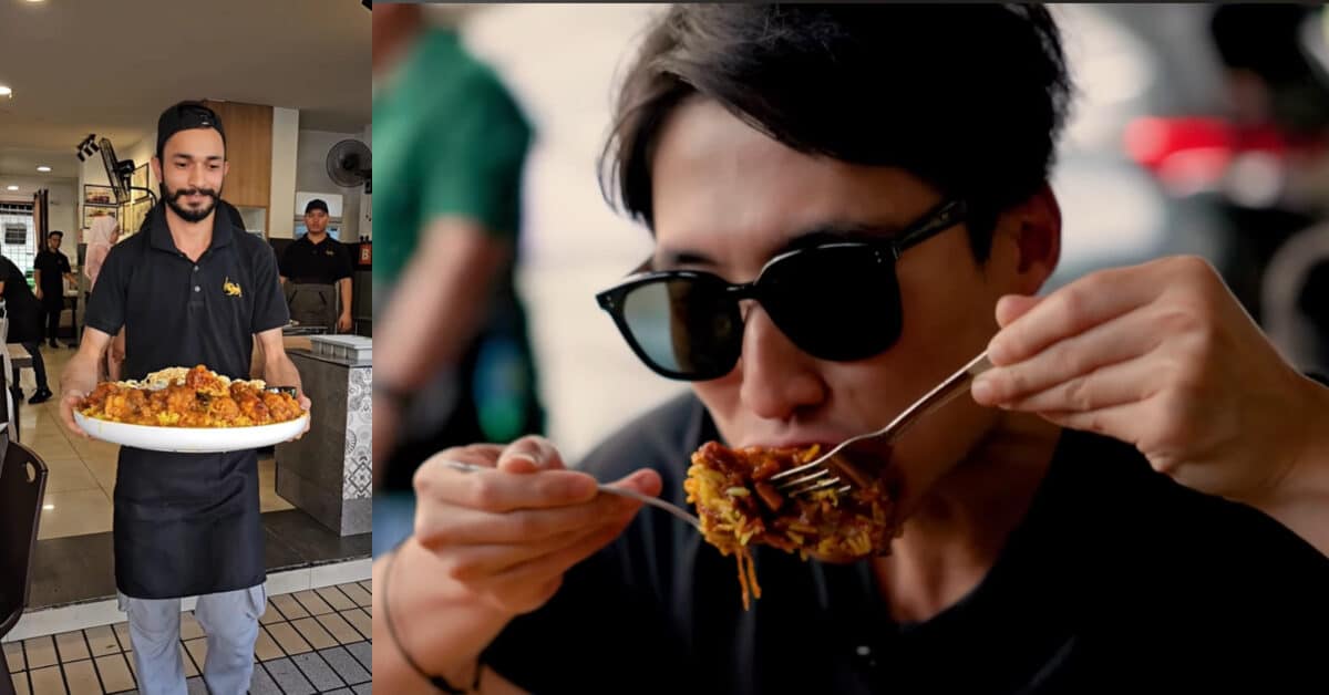 Youtuber Dari Singapura Makan Nasi Beriani 7kg Di Kuching Sampai Licin Buat Netizen Melopong