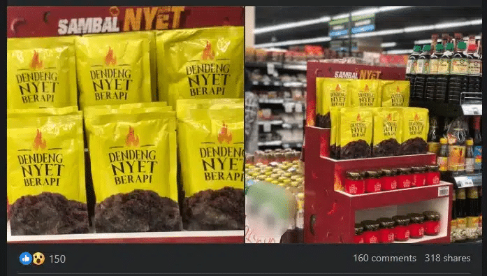 Isu Jual Sambal Nyet Dan Dendeng Nyet Harga 2 Kali Ganda, Pasaraya Di Kuching Keluar Kenyataan