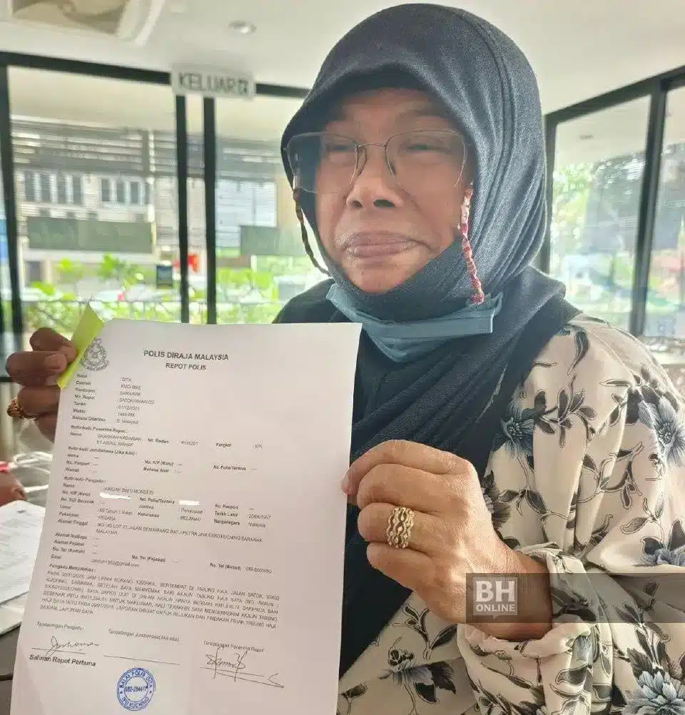 Dakwaan Wanita Di Kuching 'Hilang' RM30K Dari Tabung Haji Sebenarnya Dipindah Ke Akaun Bank Sendiri