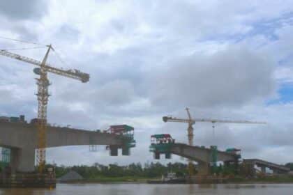 Jambatan Marudi Sepanjang 650 Meter Kini Siap 73 Peratus