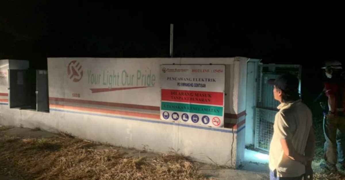 Padah Curi Kabel Elektrik, Lelaki Kritikal Melecur Di Kota Kinabalu