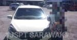 Padah Potong Barisan Secara Merbahaya Di Sri Aman, Pemandu Axia Akhirnya Disaman