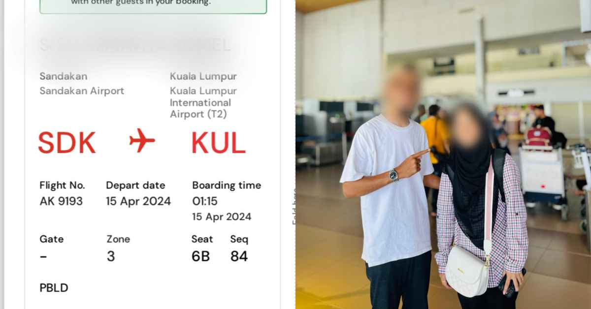 Pelajar Dari Sandakan Kongsi Terlepas Flight Gara-Gara Tersalah Lihat Masa Penerbangan