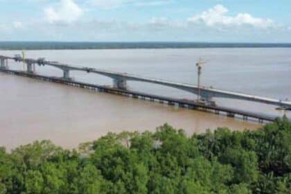 Projek Jambatan Batang Lassa Sepanjang 2.43 Kilometer Siap Disember Ini