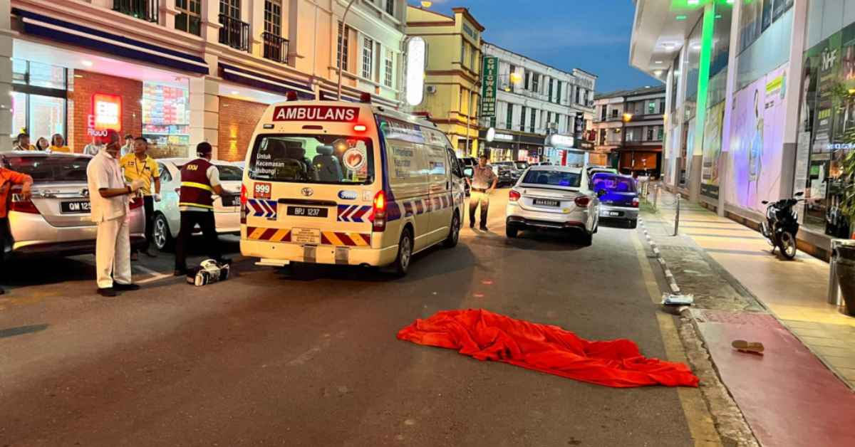 Wanita Ditemui Maut Terjatuh Dari Bangunan Pusat Beli Belah Bintulu