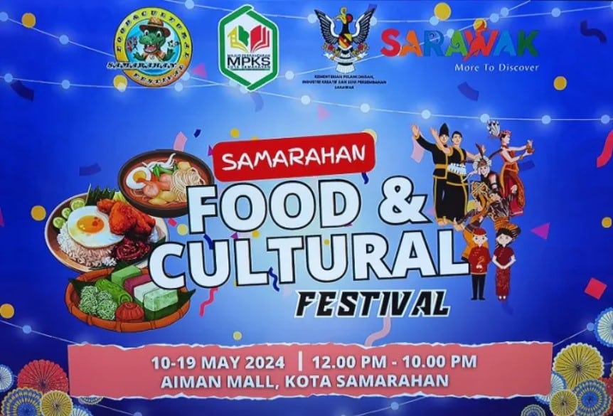 Pameran Ulam Terbanyak Di Malaysia, Festival Makanan Dan Budaya Samarahan Bakal Diadakan Bulan Mei