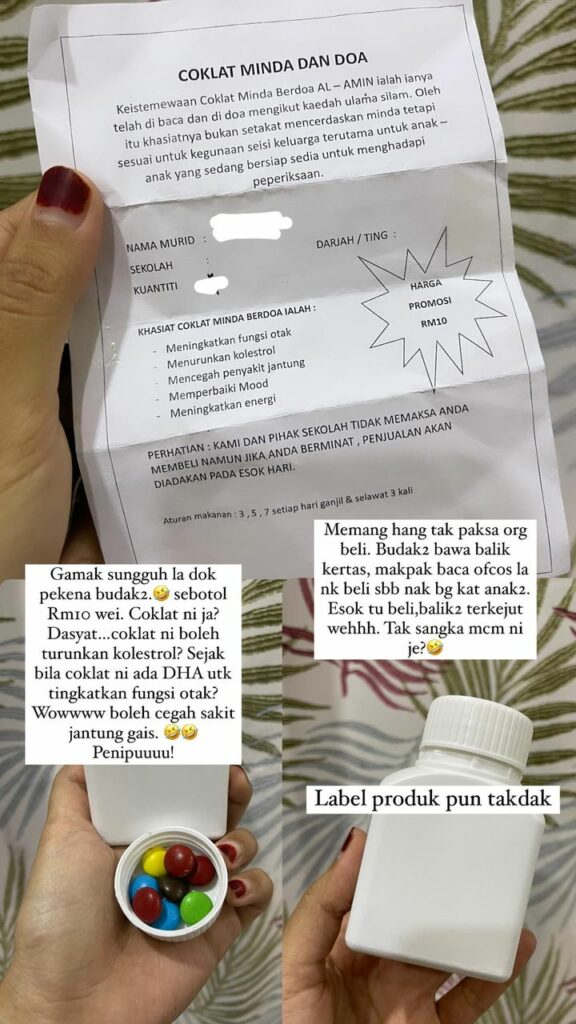 Produk Coklat Minda Guna Unsur Agama Untuk Tarik Minat Pelajar