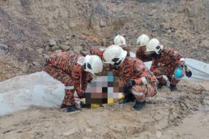 Lelaki Maut Terjatuh 4 Meter Dari Tebing Jalan Pan Borneo