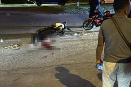 Penunggang Motosikal Maut Gara-Gara Rempuh Hilux Buat U-Turn Haram Di Bintulu