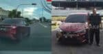 Polis Saman Pemandu Bezza Gara-Gara Langgar Lampu Merah Di Jalan Astana
