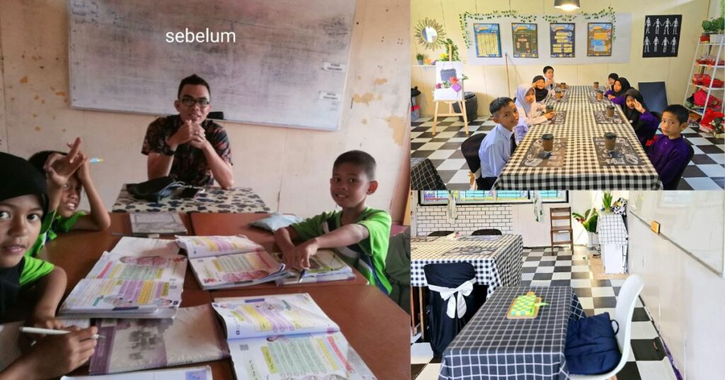 Guru Sekolah Pedalaman Di Sarawak Ini Ubah Bilik Darjah Jadi Cantik Guna Elaun Sendiri