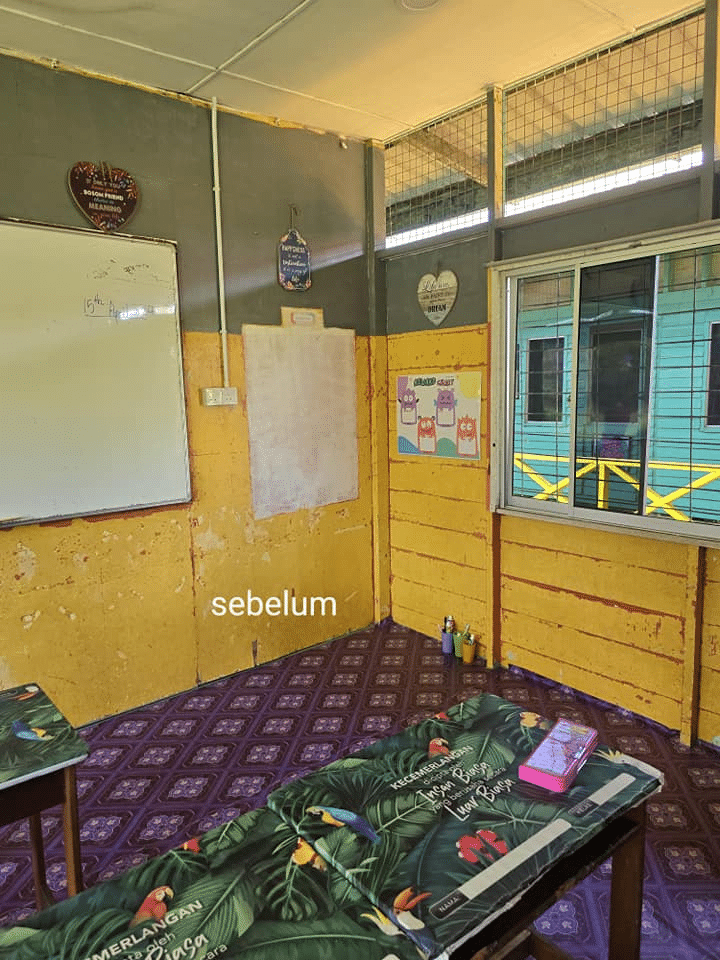 Guru Sekolah Pedalaman Di Sarawak Ini Ubah Bilik Darjah Jadi Cantik Guna Elaun Sendiri