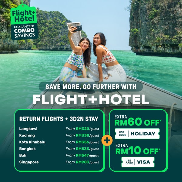 AirAsia Tawar Tiket Pergi Balik Dan Penginapan Ke KK Dan Kuching Bermula RM338