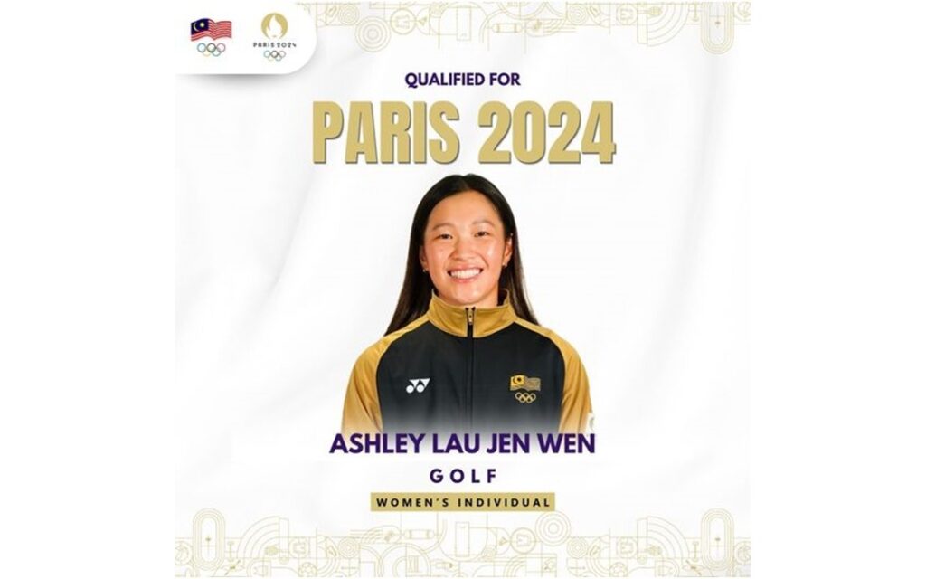 Ashley Lau Cipta Sejarah, Pemain Golf Sarawak Pertama Layak Ke Olimpik Paris 2024