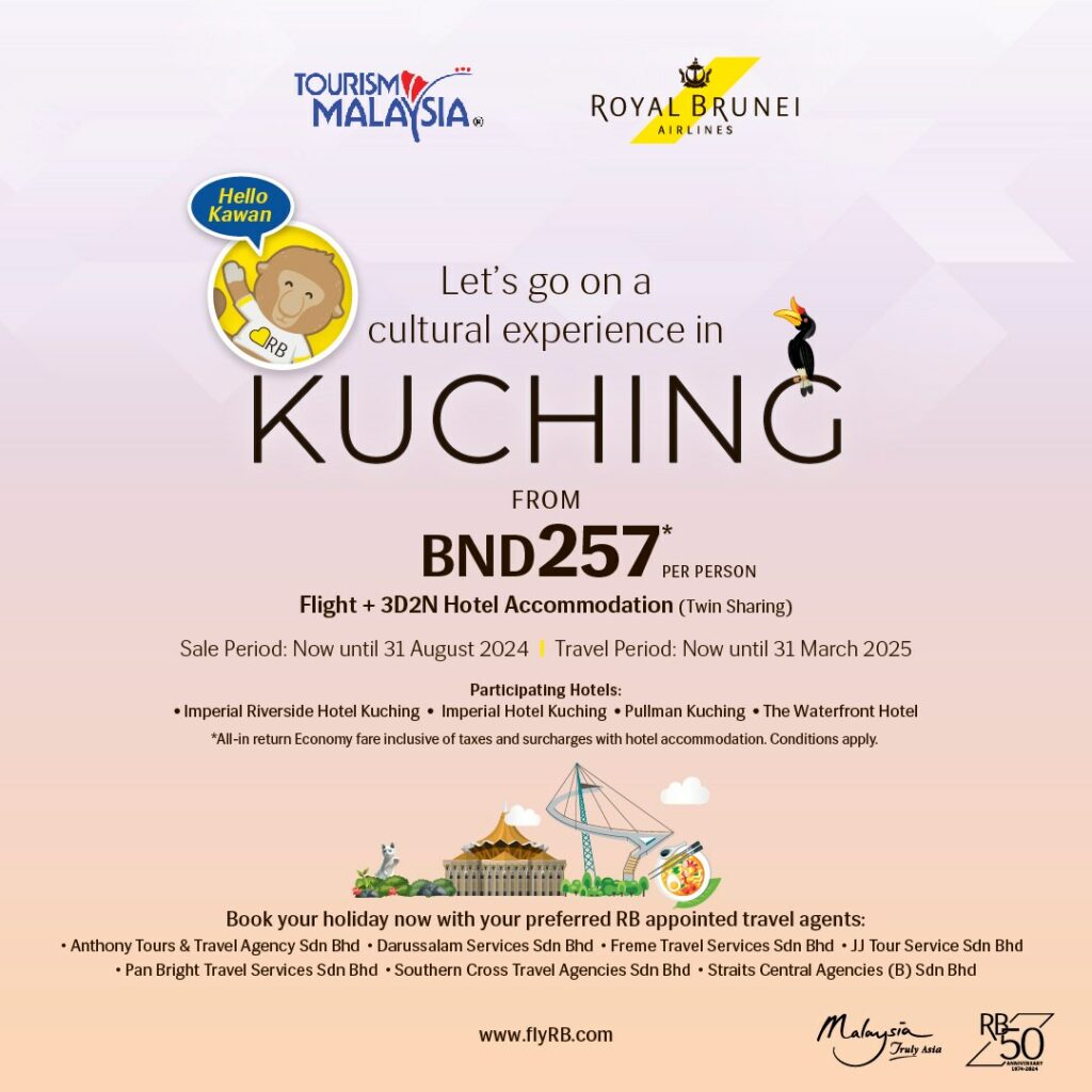 Royal Brunei Airlines Dan Tourism Malaysia Tawar Pakej Pelancongan Murah Ke 3 Lokasi Ini