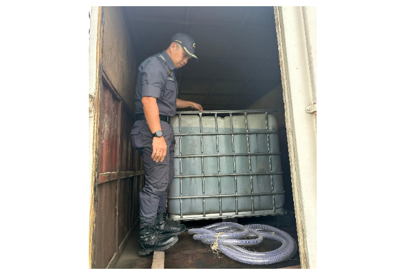 KPDN Sandakan Berjaya Tumpaskan Trak Bawa Muatan 1,000 Liter Diesel