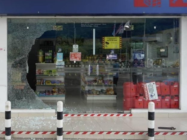 3 Suspek Pecah Masuk Stesen Minyak Di Keningau, Kerugian RM4,600 Dan 200 Rokok Pelbagai Jenis