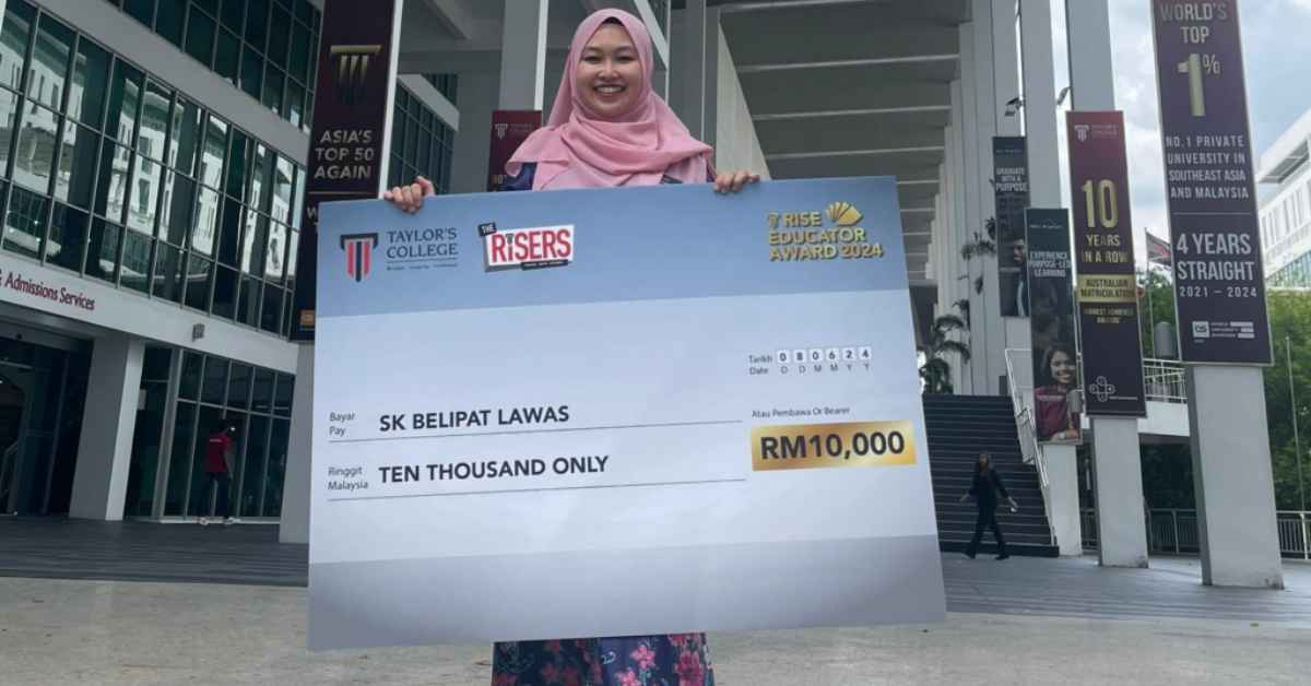Inisiatif Kedai Runcit Cikgu Anne Di Lawas Rangkul Anugerah Berprestij RISE Educator Award 2024
